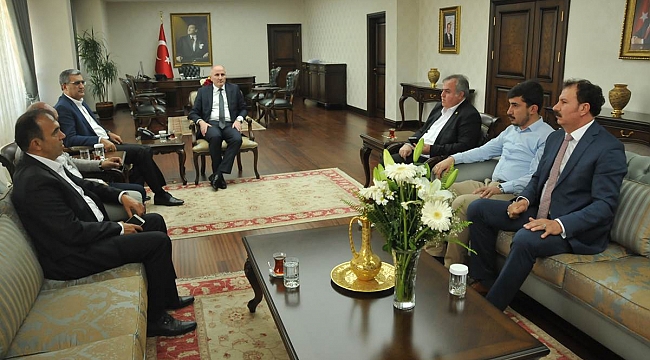 MİLLETVEKİLLERİNDEN VALİ FAHRİ MERAL'A HAYIRLI OLSUN ZİYARETİ