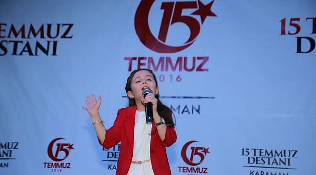 BİNLERE MİLLİ COŞKUYU YAŞATTI