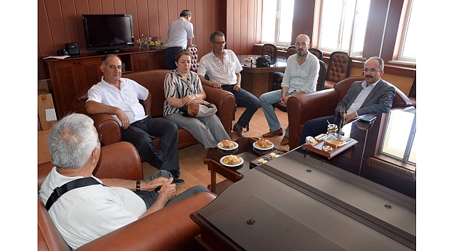 CUMHURİYET BAŞSAVCISI ABDURRAHİM ALAN KARAMAN BAROSUNU ZİYARET ETTİ