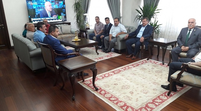 ESNAF ODALARI BİRLİĞİNDEN VALİ FAHRİ MERAL’E ZİYARET