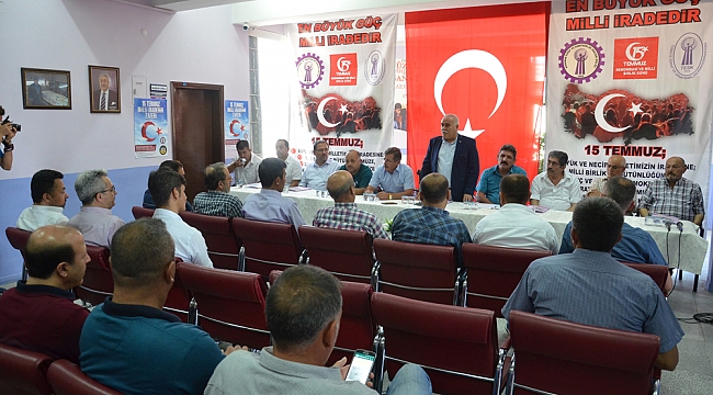 KARAMAN ESNAFI; “ÜLKEMİZİN GELECEĞİNE GÜVENİYORUZ”