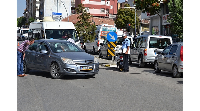 KAZA ANI GÜVENLİK KAMERASINA YANSIDI