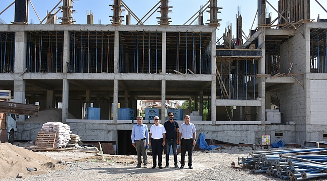 KUNTOĞLU İNŞAATI DEVAM EDEN OKULLARI YERİNDE İNCELEDİ