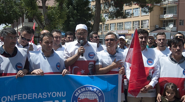 MEMUR SEN’DEN ŞEHİTLERİ ANMA NÖBETİ