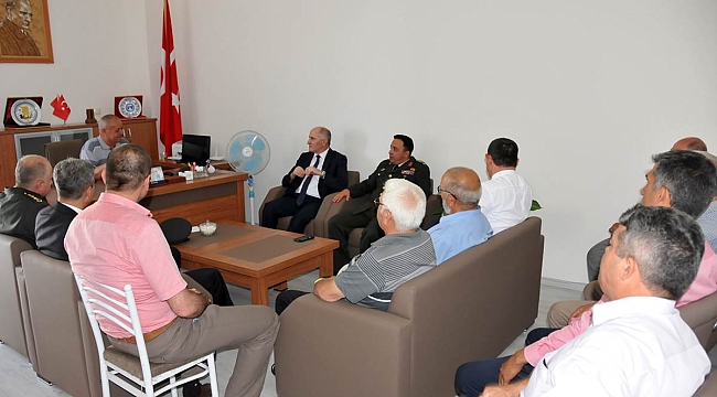 ŞEHİT AİLELERİ ZİYARET EDİLDİ