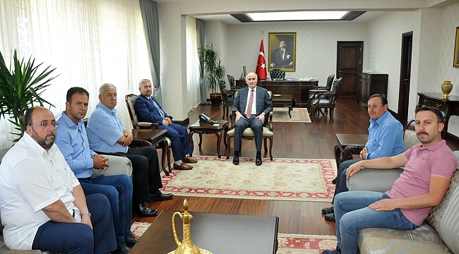 VALİ MERAL’E ZİYARETLER SÜRÜYOR