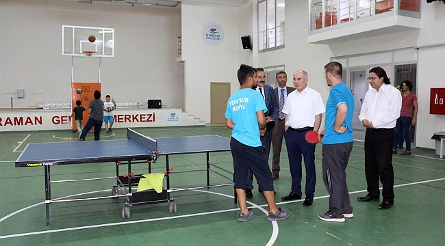 VALİ MERAL SPOR YATIRIMLARINI İNCELEDİ
