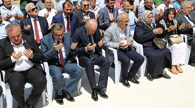 BAKAN ELVAN CAMİ VE KUR’AN KURSU AÇILIŞINA KATILDI