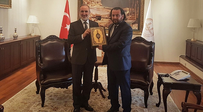 DİYANET İŞLERİ BAŞKANINA ZİYARET