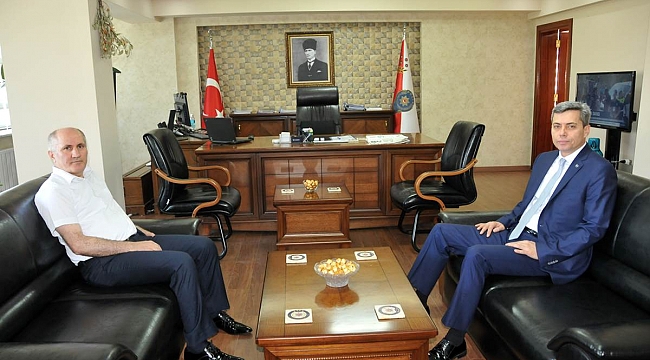 EMNİYET MÜDÜRÜ TUTUK VALİ MERAL’İ ZİYARET ETTİ
