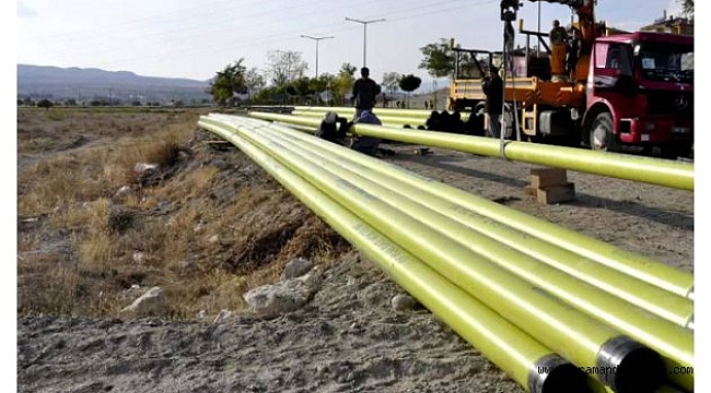 ERMENEK’DE DOĞALGAZ ÇALIŞMALARI