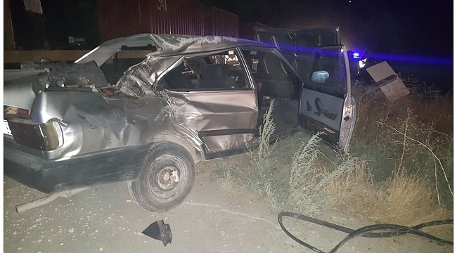 KARAMAN’DA HEMZEMİN GEÇİTTE KAZA: 2 YARALI 