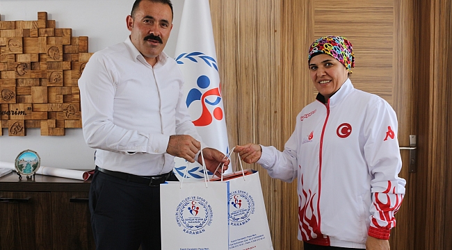 OLİMPİYAT ÜÇÜNCÜSÜNDEN ZİYARET