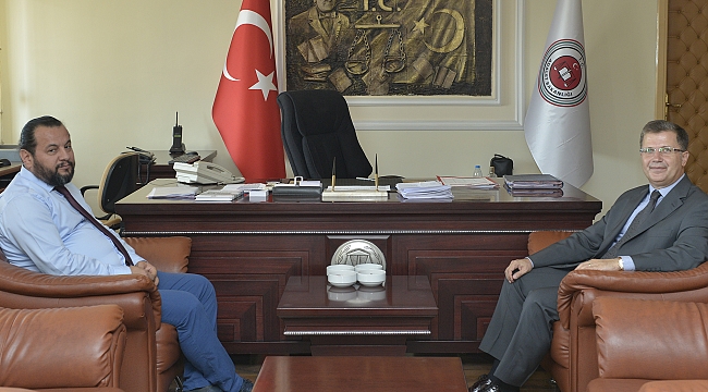 REKTÖR'DEN BAŞSAVCIYA ZİYARET