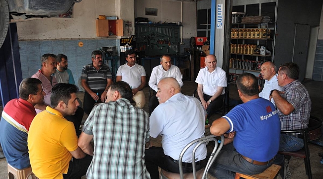 SANAYİ ESNAFINA ZİYARET