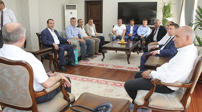VİRANŞEHİR HEYETİ VALİ MERAL’İ ZİYARET ETTİ