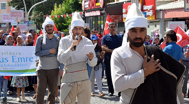 YEŞİLDERE YUNUS EMRE ANMA ETKİNLİKLERİ DÜZENLENDİ