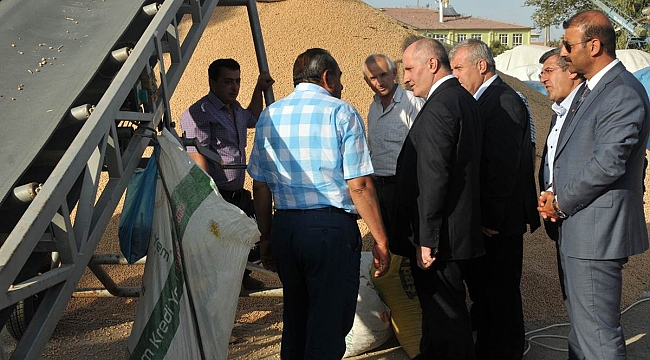 BORSA’DA BUĞDAY PAZARI ESNAFI ZİYARET EDİLDİ