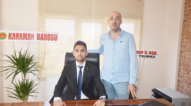 GENÇ AVUKAT ABDULLAH BOYLU OFİSİNİ AÇTI