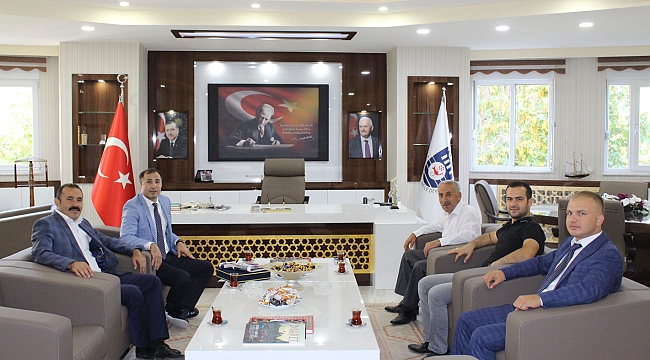 JUDO FEDERASYONU BAŞKANI HUYSUZ BELEDİYESİ’Yİ ZİYARET ETTİ