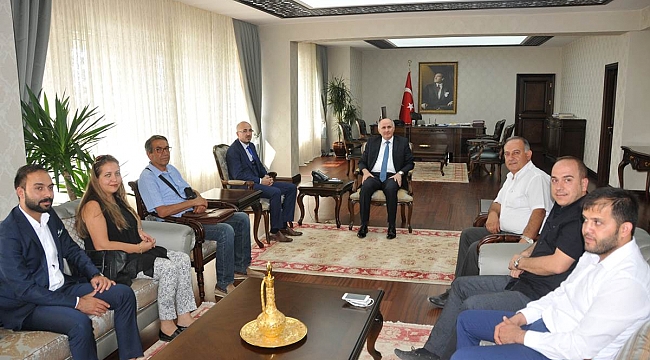 KARAMAN BAROSUNDAN VALİ MERAL’E NEZAKET ZİYARETİ