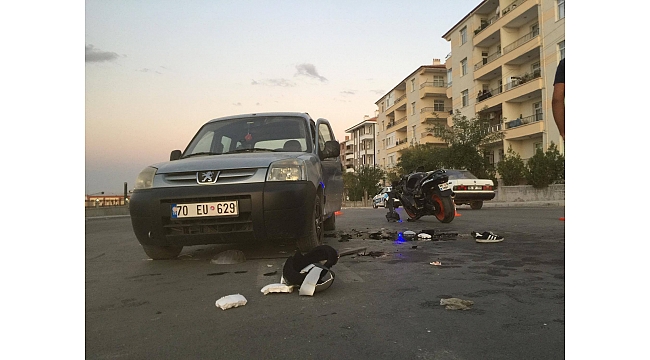 KARAMAN'DA FECİ KAZA: 2 ÖLÜ