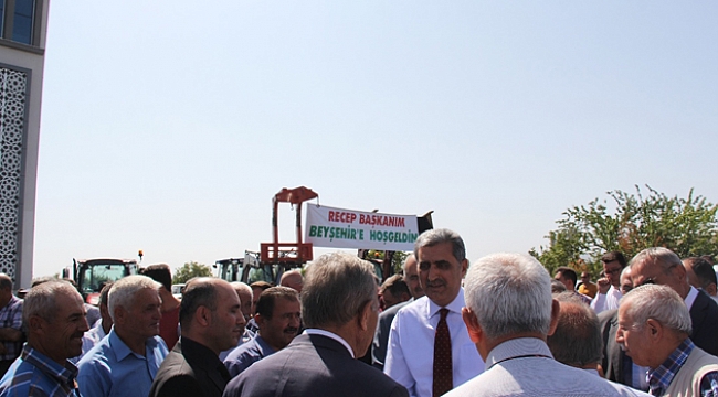 KONUK; “ÇİFTÇİMİZİN SORUNLARINA ÇARE OLACAK İŞLER YAPIYORUZ”