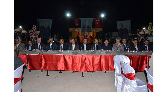 MHP VE ÜLKÜCÜLER 'KARDEŞLİK' GECESİNDE BULUŞTU