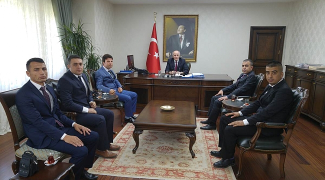 TCCD KARAMAN HEYETİNDEN VALİ MERAL’E ZİYARET
