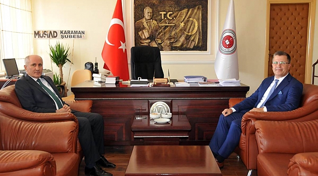 VALİ'DEN BAŞSAVCI'YA ZİYARET