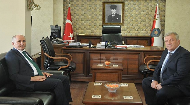 VALİ’DEN İL EMNİYET MÜDÜRÜNE ZİYARET