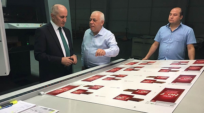 VALİ MERAL BAREM AMBALAJ’DA İNCELEMELERDE BULUNDU