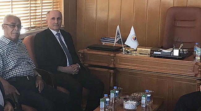 VALİ MERAL VE EMNİYET MÜDÜRÜ BAYRAKTARDAN TİCARET BORSASINA ZİYARET