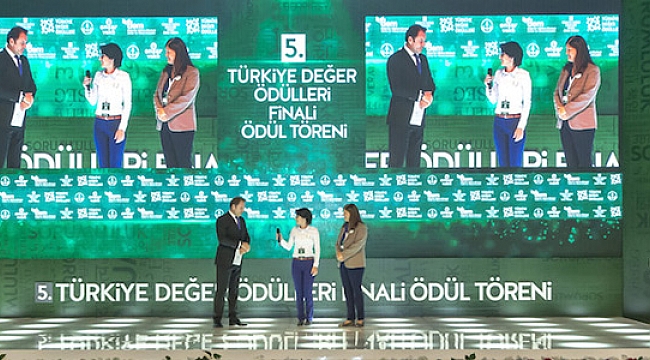 "6. TÜRKİYE DEĞERLER ÖDÜLLERİ TÖRENİ"