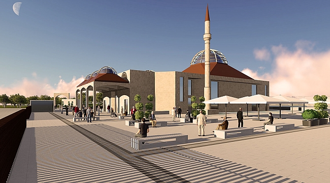 AHMET YESEVİ CAMİİ&#039;NDE ÇALIŞMALAR SÜRÜYOR