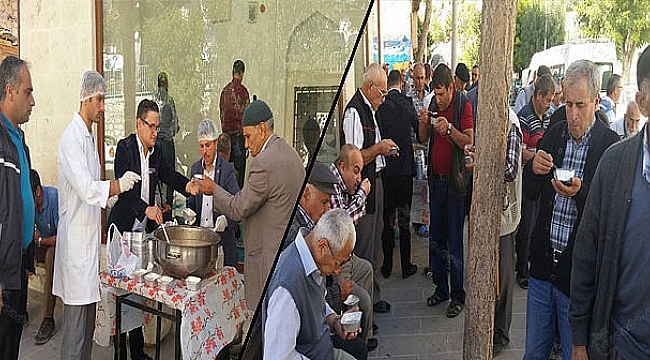 ENGELLİLERDEN VATANDAŞA AŞURE İKRAMI