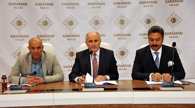 KARAMAN’DA YATIRIMLAR DEĞERLENDİRİLDİ