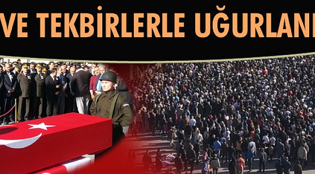Karaman Şehidini Uğurladı