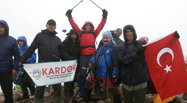 KARDOF YILDIZ DAĞINA TIRMANIYOR