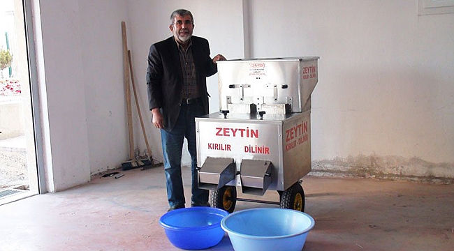 MOTOR USTASI ZEYTİN KIRMA MAKİNESİ ÜRETTİ