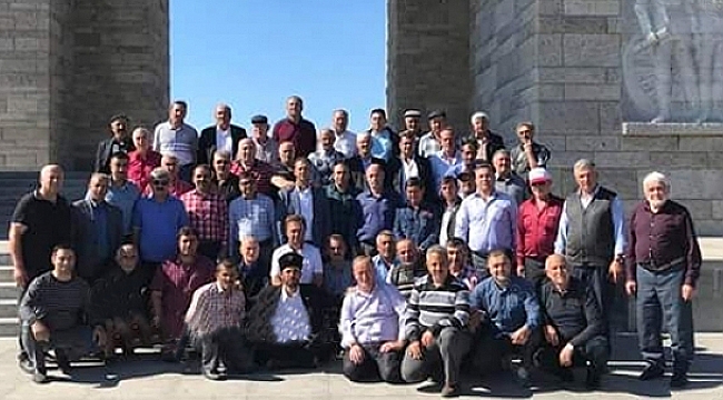 MUHTARLAR ÇANAKKALE ŞEHİTLİĞİNİ ZİYARET ETTİ