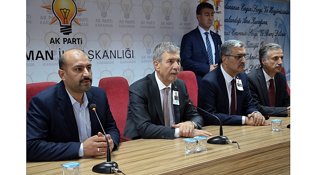 SAĞLIK BAKANI DEMİRCAN, AK PARTİ ZİYARET ETTİ