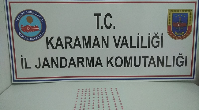 UYUŞTURUCU HAPLAR ELE GEÇİRİLDİ