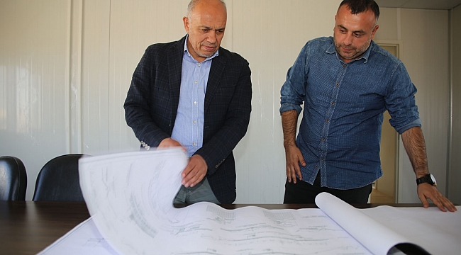 YENİ ÇEVRE YOLUNDA ÇALIŞMALAR TÜM HIZIYLA SÜRÜYOR