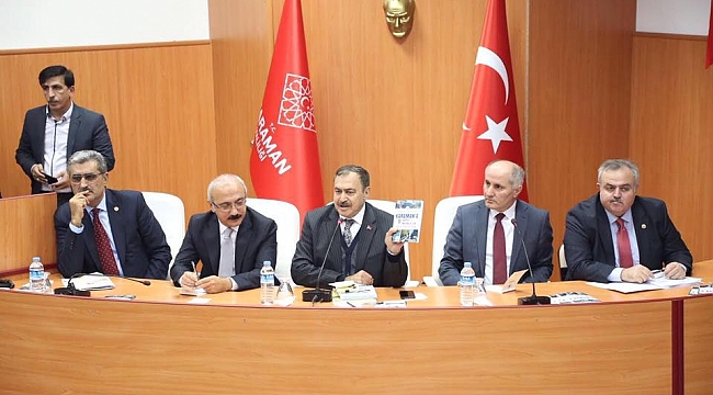 BAKAN EROĞLU “CUMHURBAŞKANI ERDOĞAN KARAMAN’A GELİYOR”