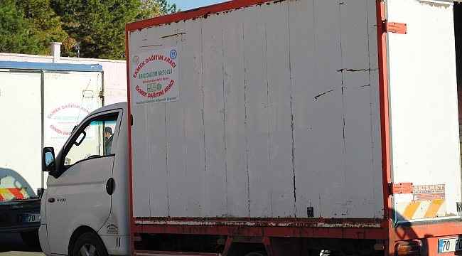 EKMEK DAĞITIM ARAÇLARI KAYIT ALTINA ALINDI