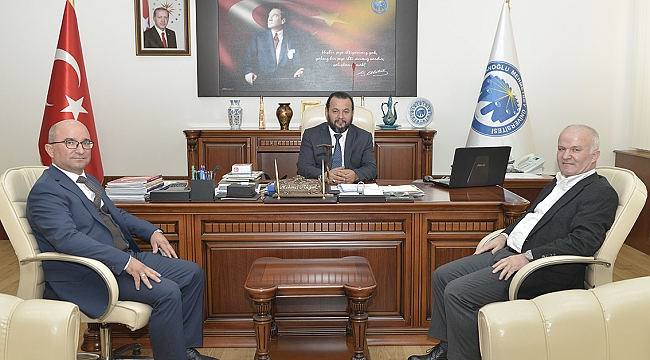 GAZİOSMANPAŞA ÜNİVERSİTESİNDEN KMÜ’YE NEZAKET ZİYARETİ