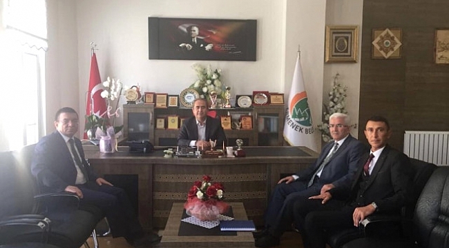 MEDAŞ'DAN BAŞKAN SÖZKESEN'E ZİYARET