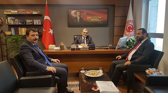 REKTÖR'DEN MİLLETVEKİLLERİNE ZİYARET