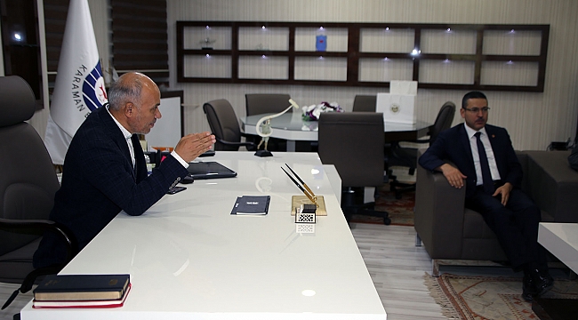 SAYIŞTAY BAŞKANI SEYİT AHMET BAŞ BELEDİYEYİ ZİYARET ETTİ